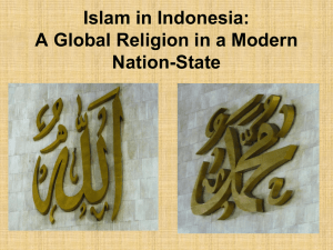 Islam in Indonesia: Global Religion in a Modern Nation-State