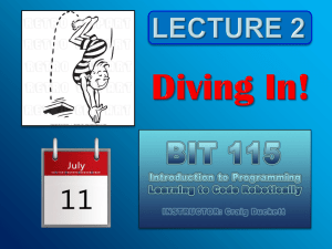 Lecture 2 PowerPoint