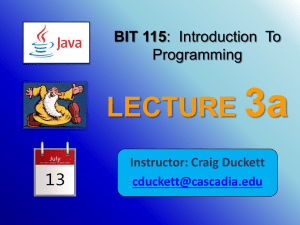 Lecture 3 PowerPoint