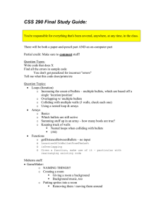 CSS 290 Final Study Guide: