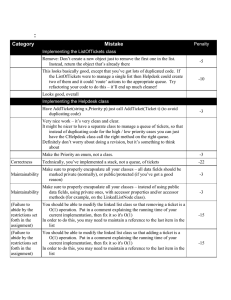 Grading Rubric (Checklist)