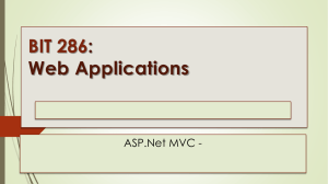 BIT 286 : Web Applications Lecture 04