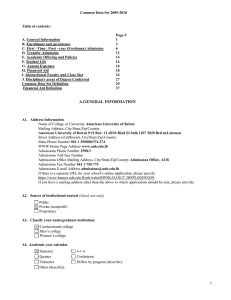  Common Data Set 2009-10