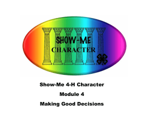 Show Me Character Module 4 (ppt)
