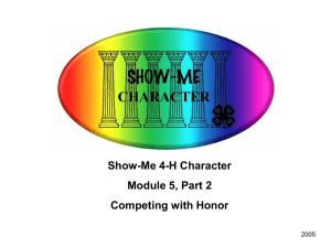 Show Me Character Module 5.2 (ppt)