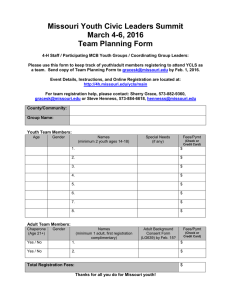 Team Planning Form