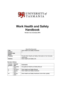 Work Health and Safety Handbook