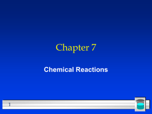 intro to reactions
