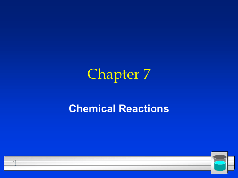 Intro To Reactions