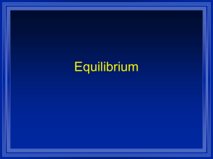 Equilibrium