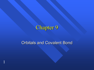 Orbitals and covalent bonding