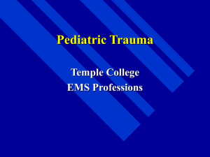 Pediatric Trauma