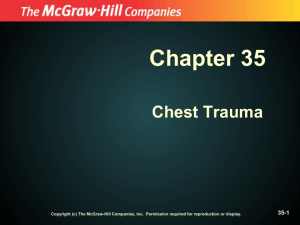 Chapter 35 Chest Trauma 35-1