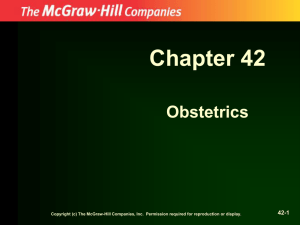 Chapter 42 Obstetrics 42-1
