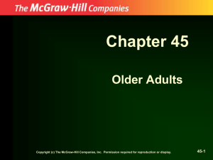 Chapter 45 Older Adults 45-1