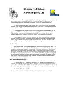 Chromatography and Radial Chromatography