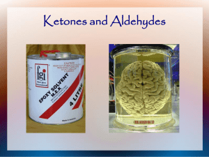 Aldehydes and ketone PPT