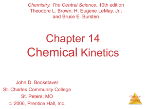 Chemical Chapter 14 Kinetics