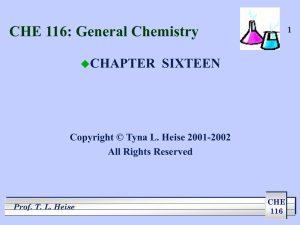 Dr. Spencer's Chap 16 PPT