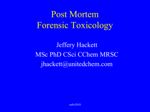 Toxicology Lecture PPT