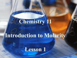 Molarity tutorial with examples