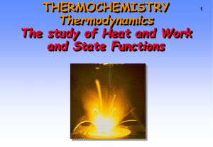 Thermodynamics and specific heat
