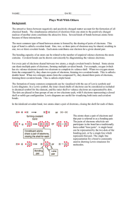 Covalent Bonding