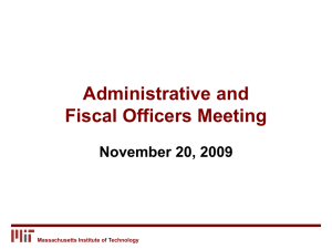 Download PowerPoint presentation from Nov. 20 AO/FO Meeting