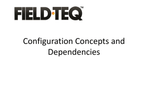 FieldTeq Workflow Dependencies