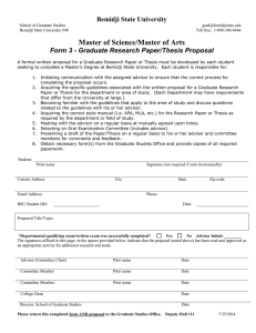 Form 3- MA/MS Grad Research/Thesis Proposal Form