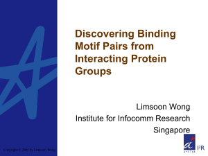 Discovering Binding Motif Pairs from Interacting Protein Groups.