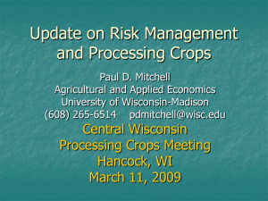 Risk Management and Processing Crops (Mar 2009)
