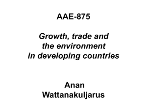 AAE-875 Anan Wattanakuljarus Growth, trade and