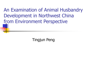 An Examination of Animal Husbandry Development in Northwest China from Environment Perspective
