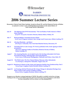 2006 Summer Lecture Series