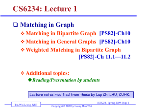 Graph Matching (ppt) [revised]