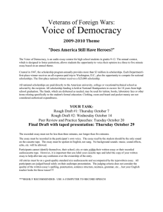 Voice of Democracy 2009