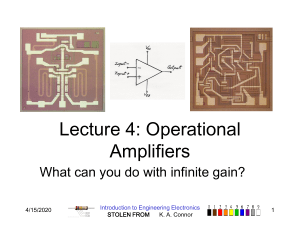 Lecture 4: Op-Amps