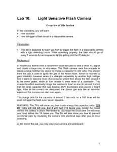 Lab 10: Flash Camera (word)