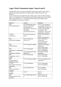 Logo! 3 Grun Framework Grid Years 8 9 (DOC, 63 KB)