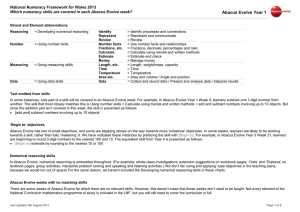 Year 1 Abacus Evolve LNF 2013 (Start with AE) (DOC, 374 KB)