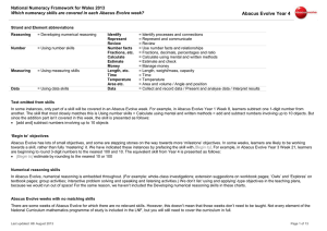 Year 4 Abacus Evolve LNF 2013 (Start with AE) (DOC, 433 KB)