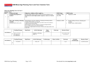 NHM Mixed Age Planning Year 2 Year 3 Summer Term (DOC, 1.20 MB)