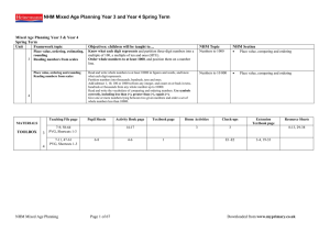 NHM Mixed Age Planning Year 3 Year 4 Spring Term (DOC, 1.10 MB)