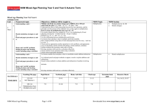 NHM Mixed Age Planning Year 5 and 6 Autumn Term (DOC, 1.21 MB)