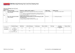 NHM Mixed Age Planning Year 5 Year 6 Spring Term (DOC, 1.10 MB)