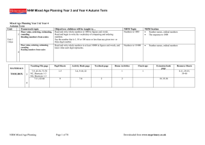 NHM Mixed Age Plannng Year 3 and 4 Autumn Term (DOC, 1.25 MB)