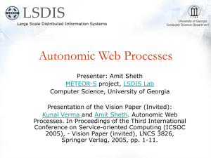 Autonomic Web Processes