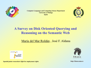 A Survey on Disk Oriented Querying and