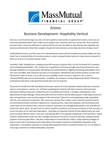 Business Development - Hospitality Vertical position